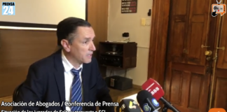 Dr. Enrique Galbarini, Prosecretario AAS / Foto: Martín Cabrera(Prensa LA24)